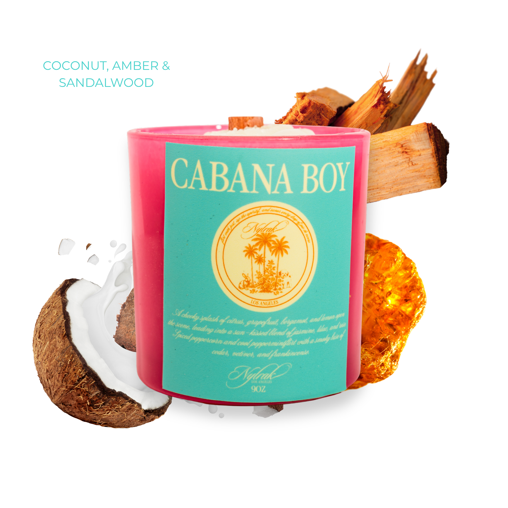 Cabana Boy Body Oil Candle
