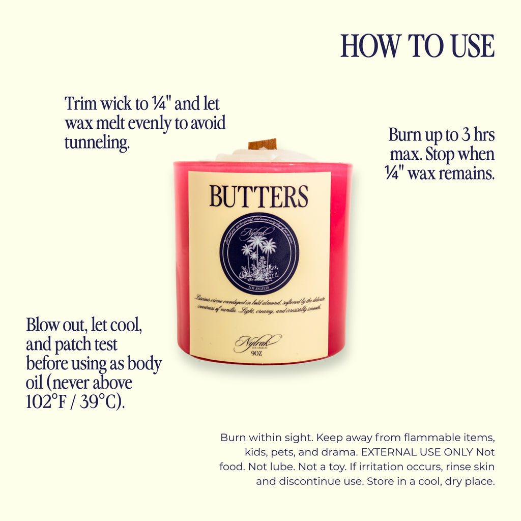 Butters Body Oil Candle