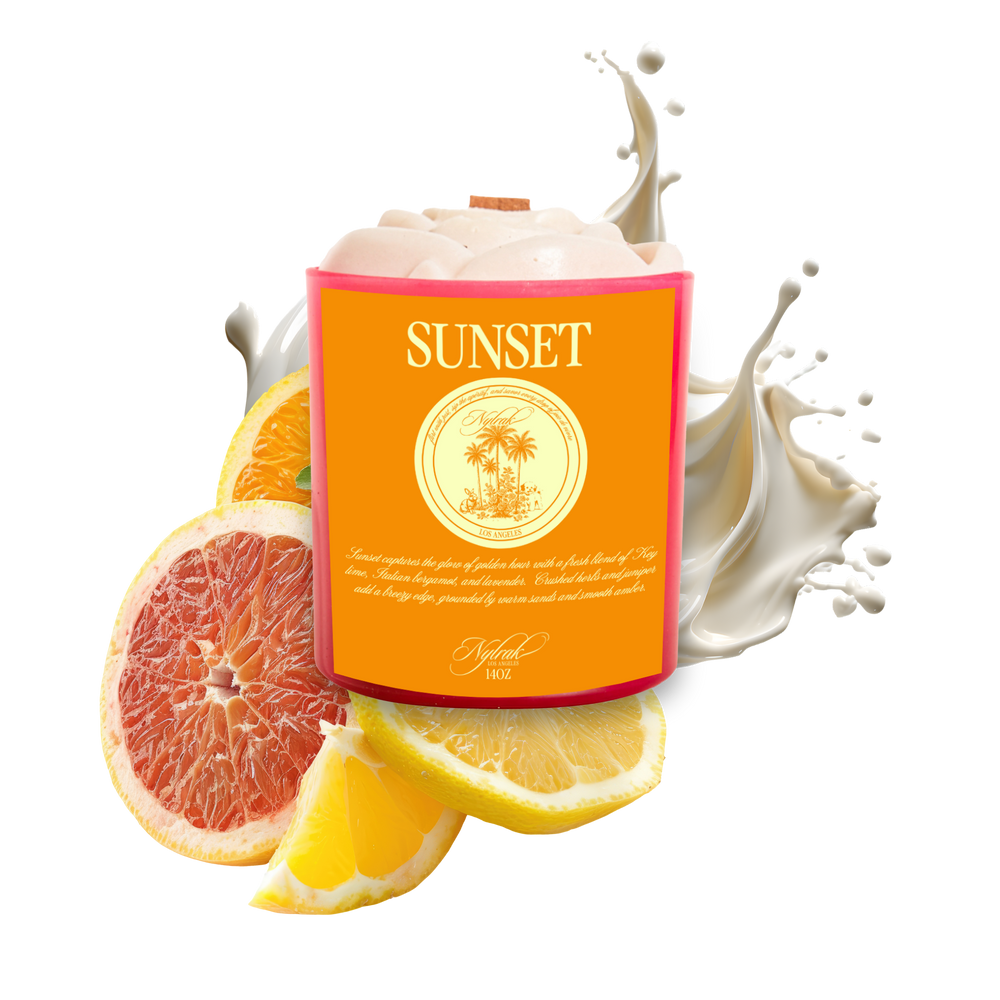 Sunset Body Oil Candle