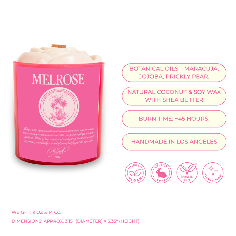 Melrose Body Oil Candle