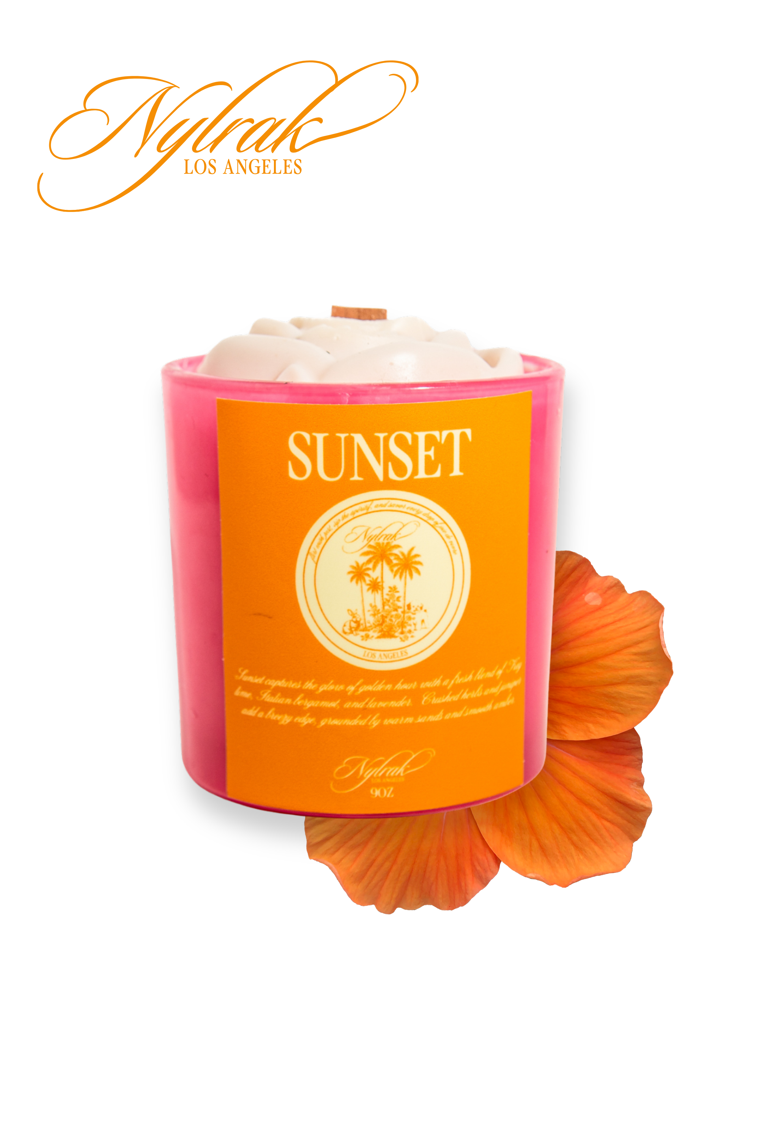 Sunset Body Oil Candle