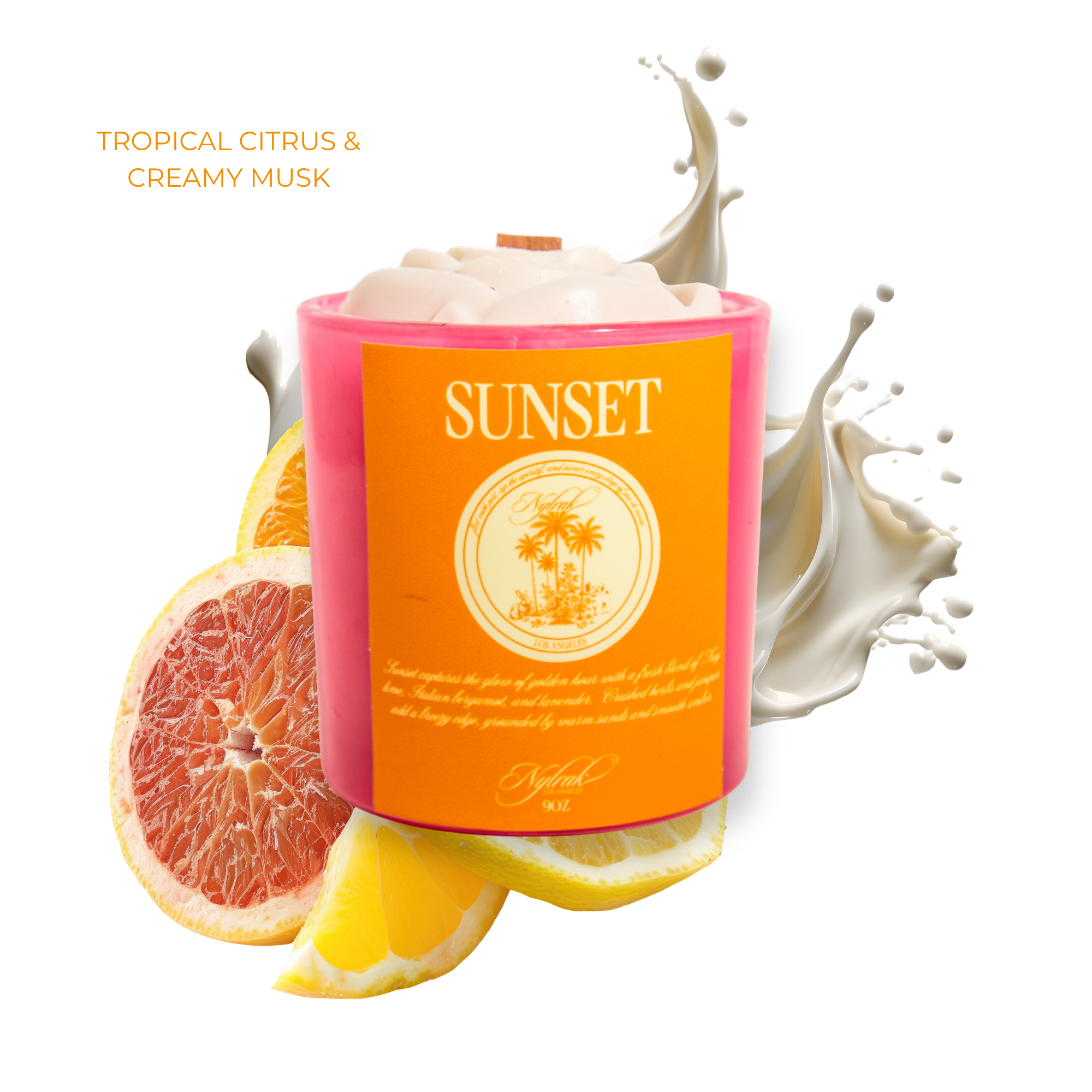 Sunset Body Oil Candle