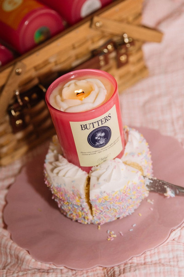 Butters luxury body oil candle - hand-poured in Los Angeles