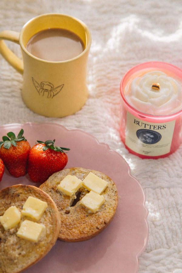 Butters Luxury Body Oil Candle - Vanilla Almond & Crème Like A Sweet Almond Croissant | Nylrak