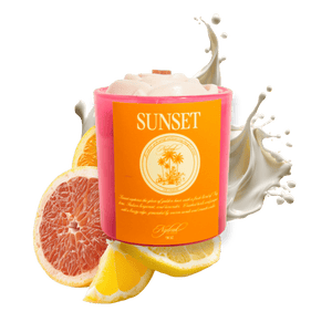 Melrose Luxury Body Oil Candle - Juicy Cherry, Rose & Vanilla Smells Like A Rooftop Garden at Golden Hour & Friendship | Nylrak®