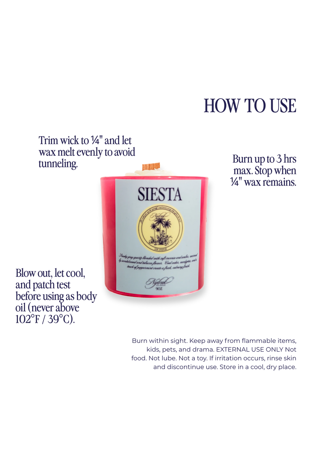 Vegan luxury candle for relaxation and stress relief