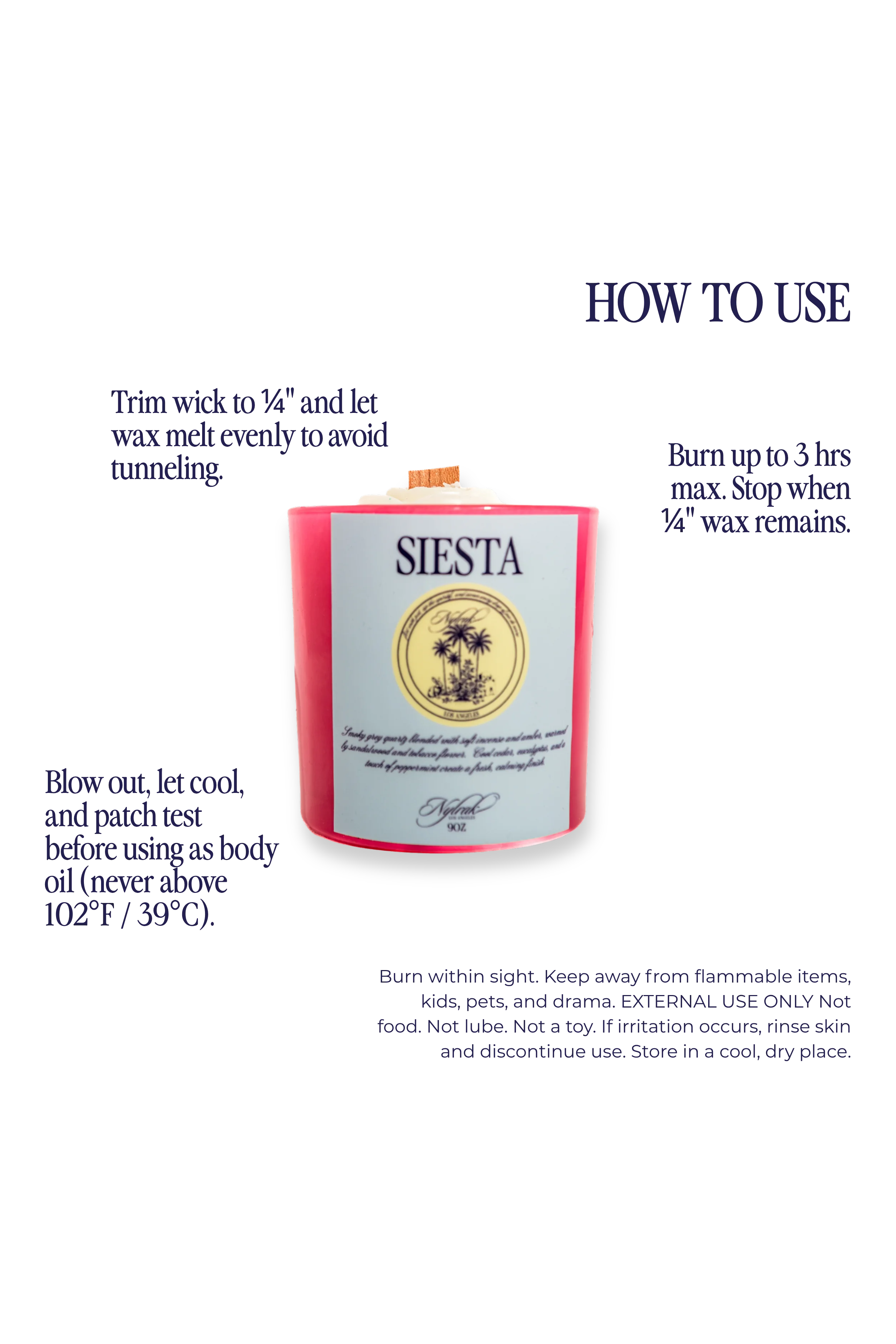 Vegan luxury candle for relaxation and stress relief