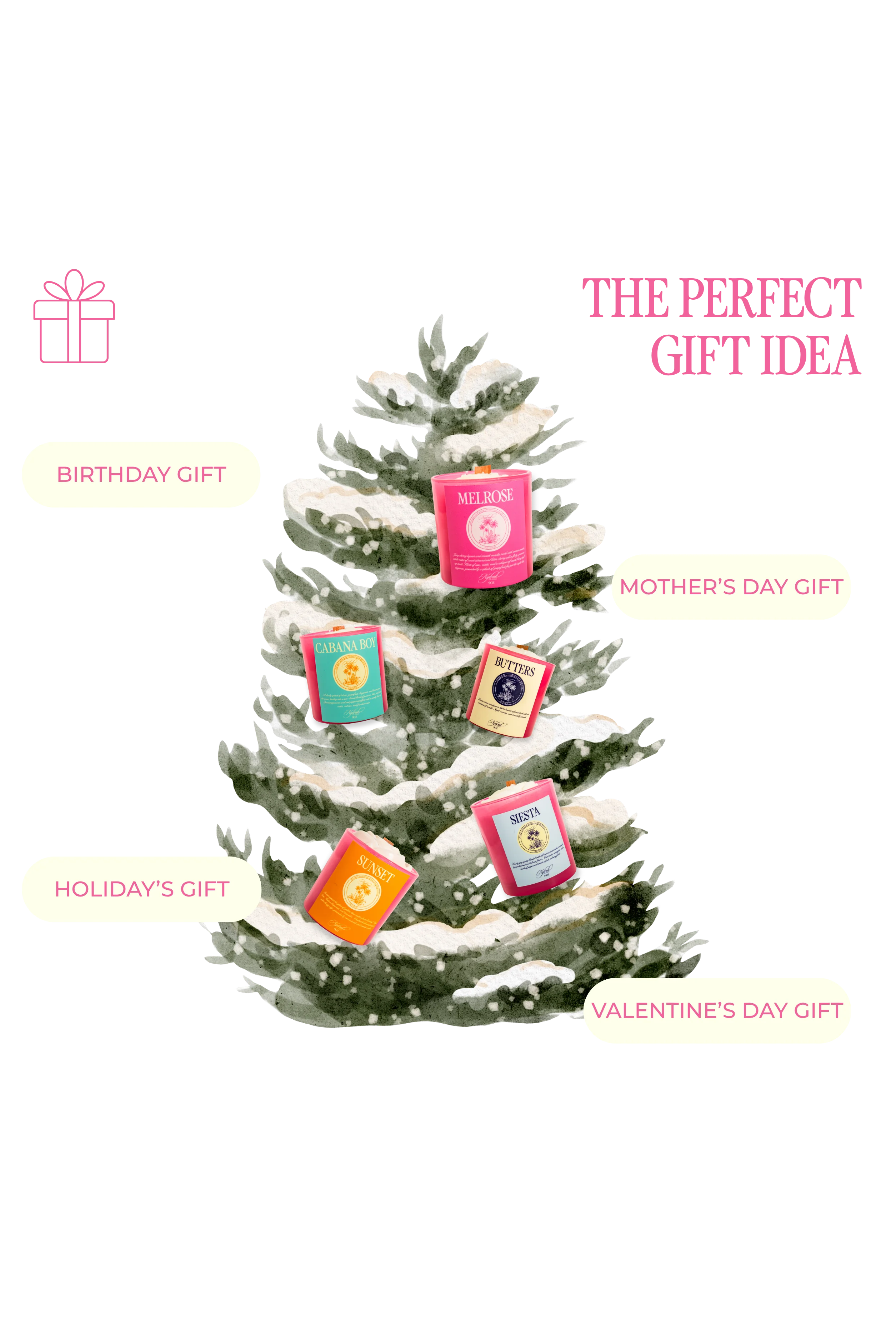 Cherry almond and rose aroma luxury candle