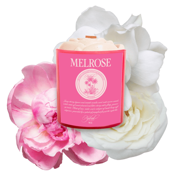 Melrose Body Oil Candle - Cherry, Rose & Vanilla | Nylrak
