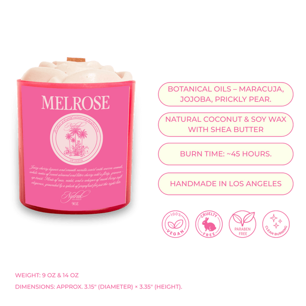 Melrose Body Oil Candle - Nylrak