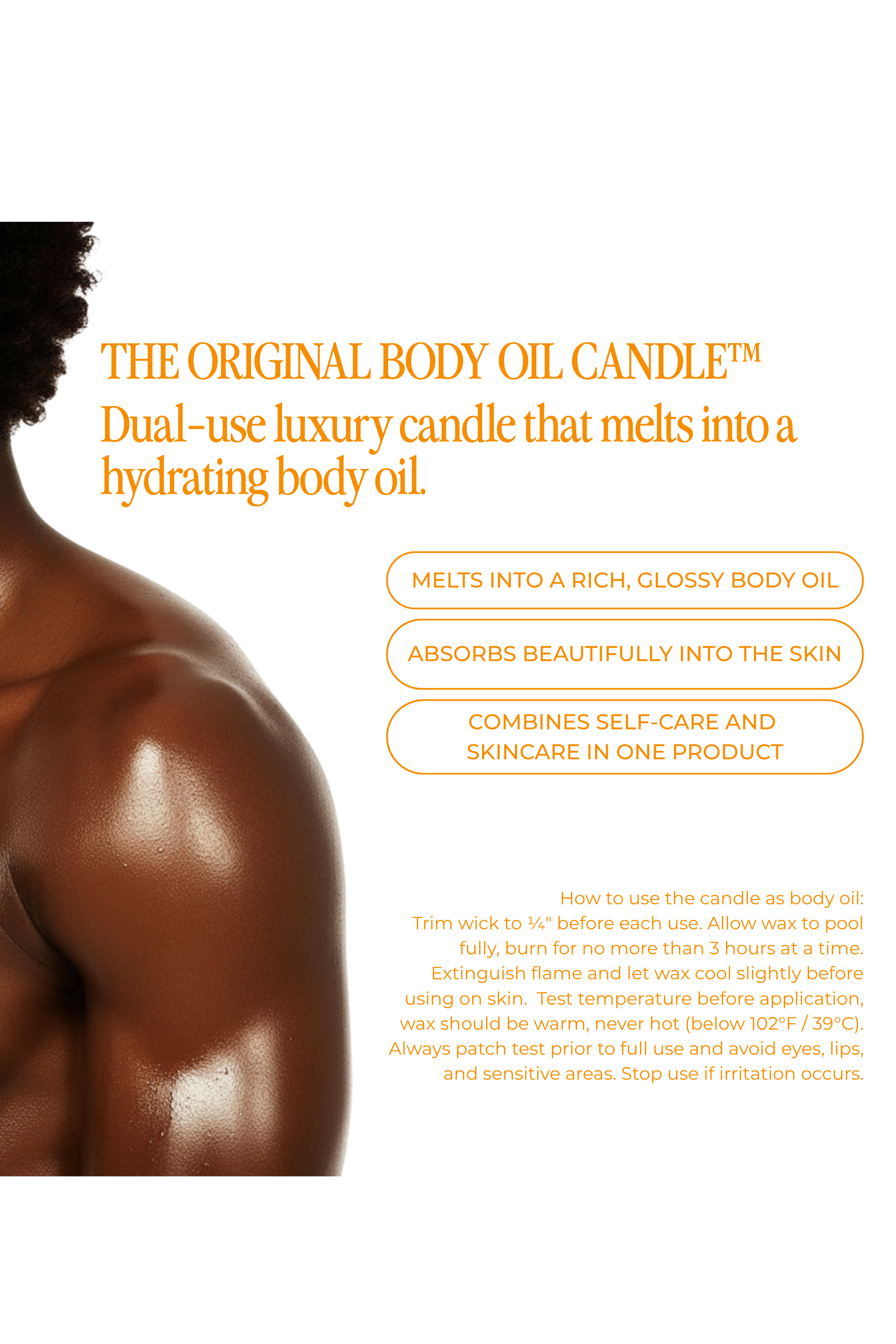 Hand-poured soy candle with citrus and lavender blend