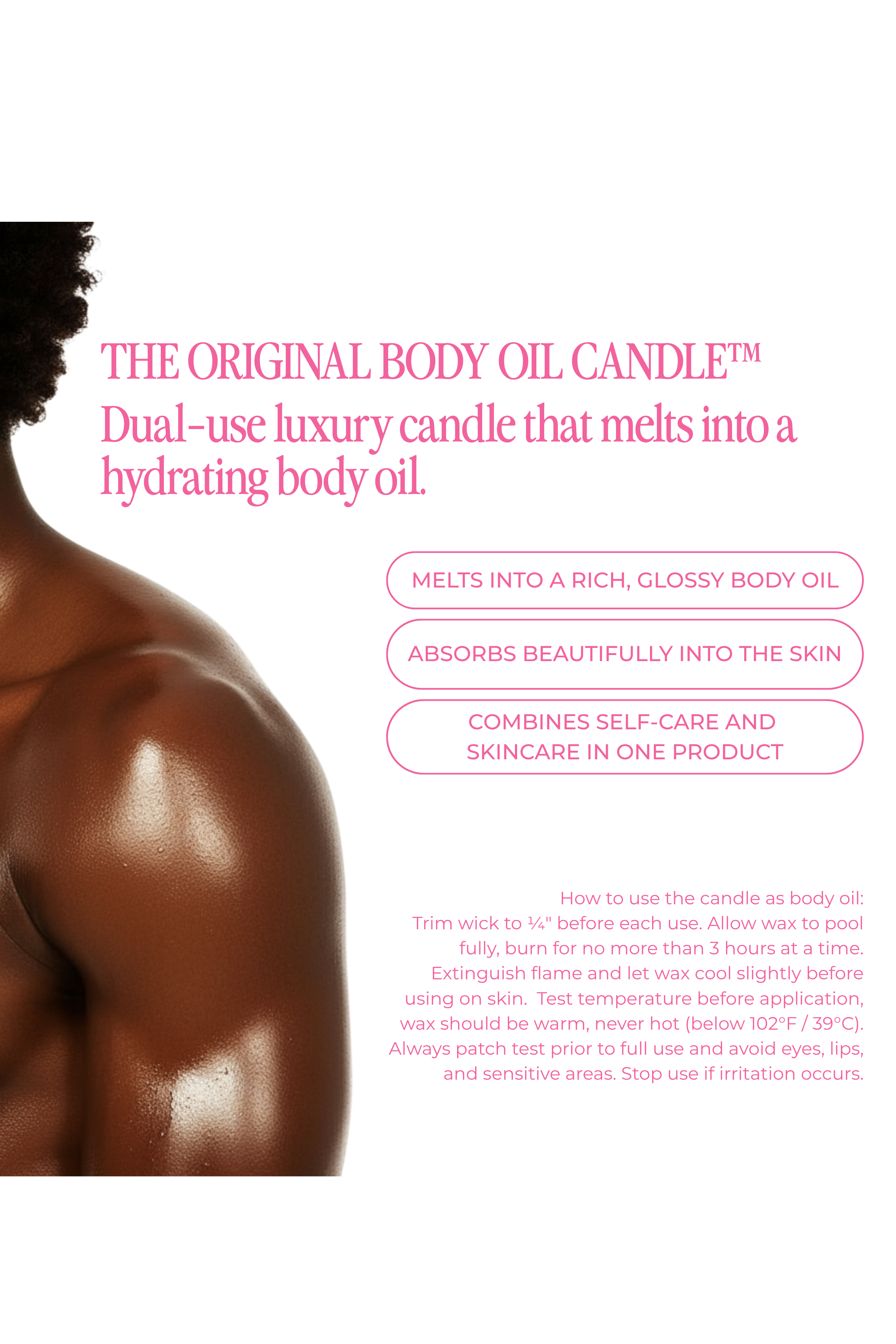 Self-care gift candle for women