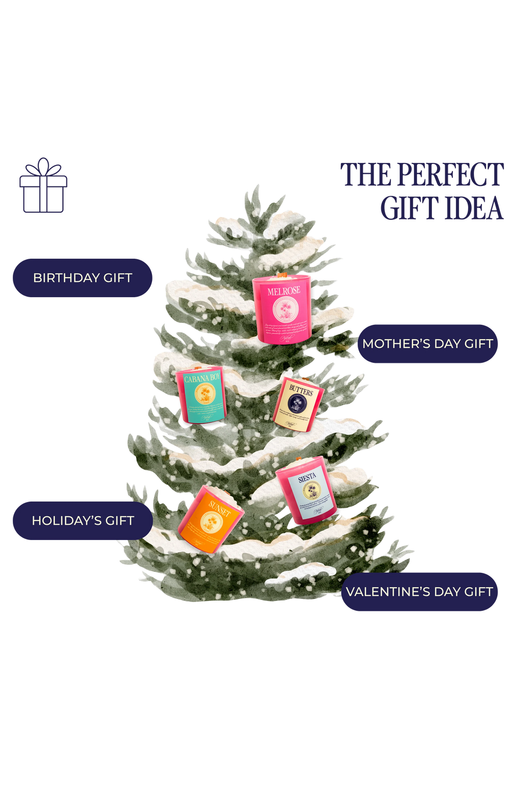 Calming home décor candle for self-care ritual