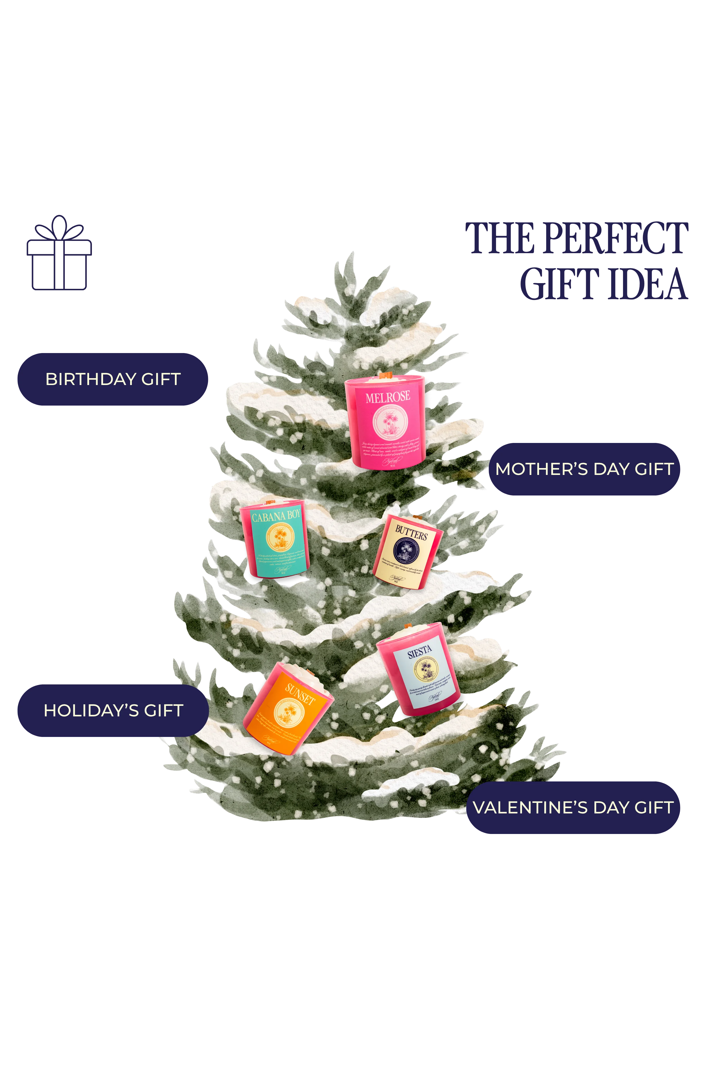 Calming home décor candle for self-care ritual