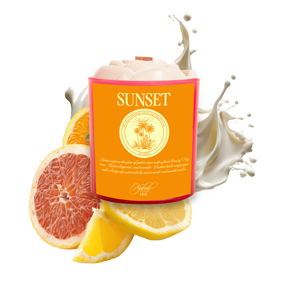 Sunset Body Oil Candle - Nylrak