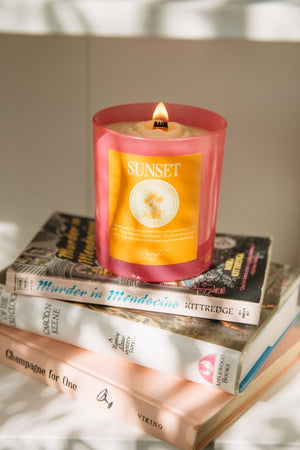 Sunset Body Oil Candle - Nylrak