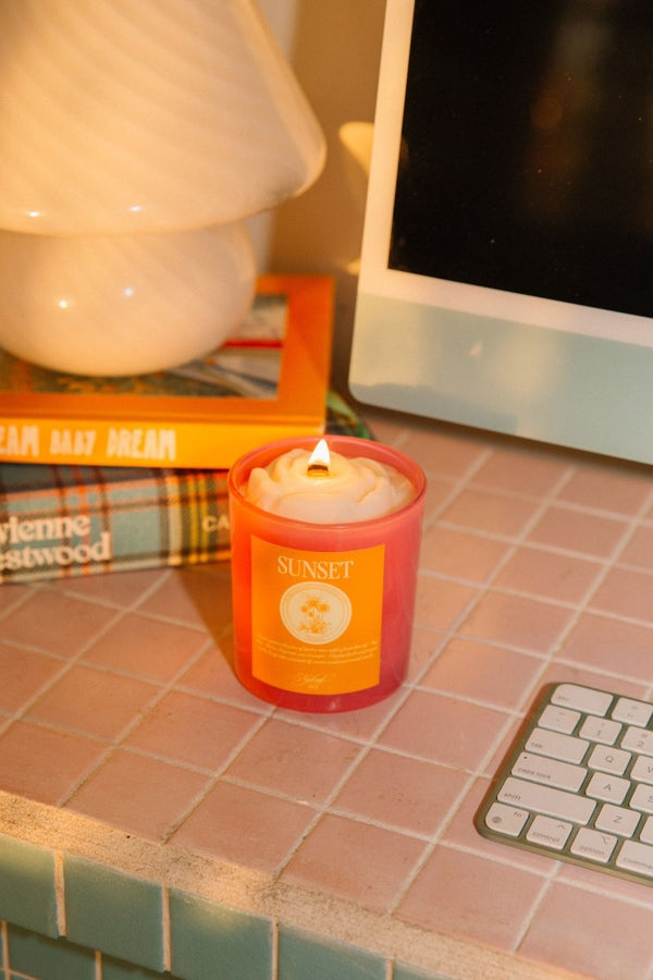 Sunset Body Oil Candle - Nylrak