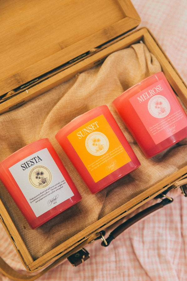 Sunset Body Oil Candle - Nylrak