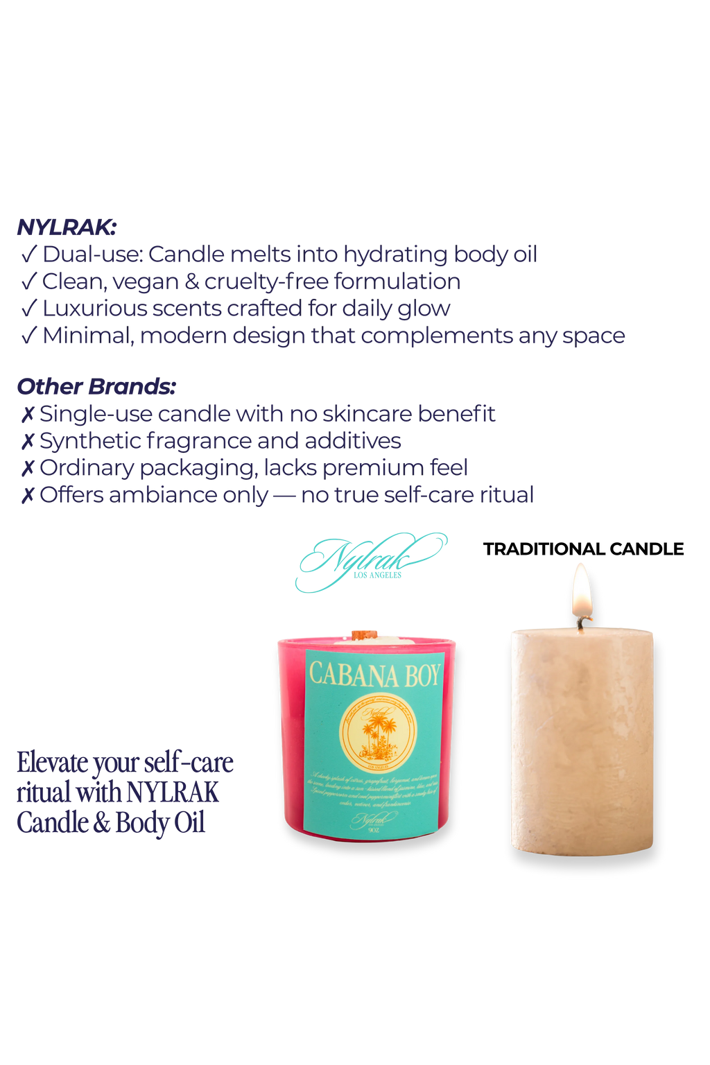 Summer beach-inspired candle with grapefruit and cedar